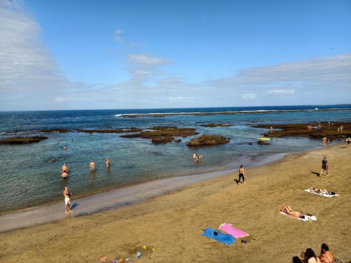Estudio Vacacional W&G Las Canteras Con Bonitas Vistas Al Mar Las Palmas de Gran Canaria Ngoại thất bức ảnh